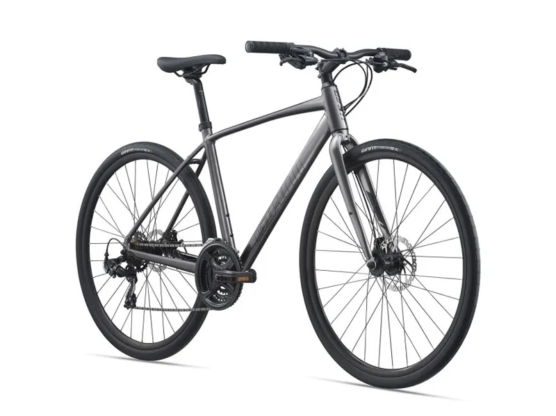 Giant Escape 3 Disc 2021 Hybrid Bike - Metallic Black - not on b2b 03/02/23-1