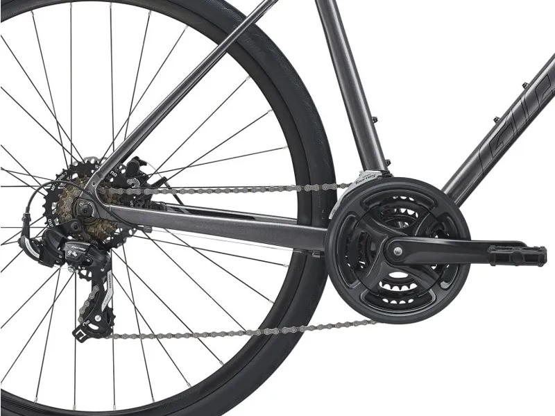 Giant Escape 3 Disc 2021 Hybrid Bike - Metallic Black - not on b2b 03/02/23-6