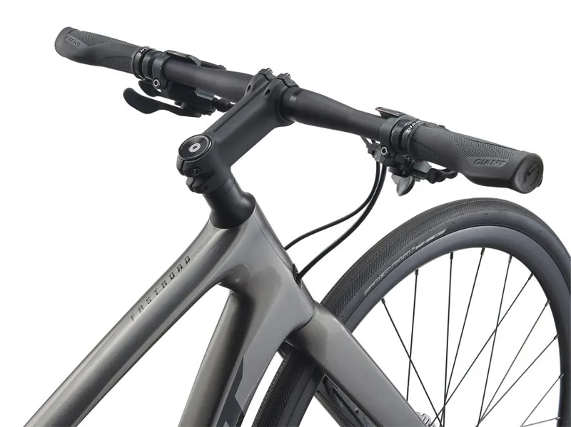 Giant FastRoad Advanced 2 2021 Flat Bar Road Bike - Charcoal