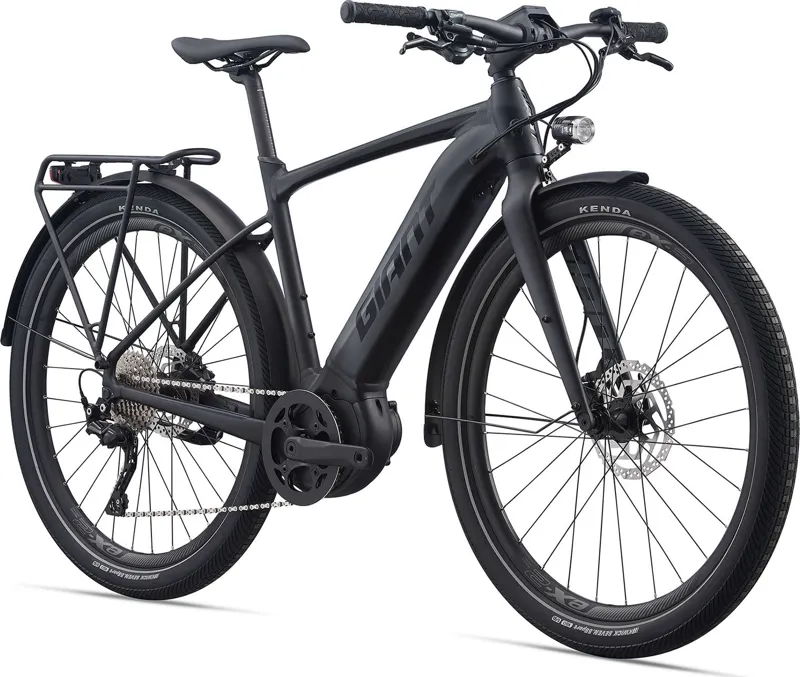 Giant FastRoad E+ EX Pro Electric Hybrid Bike - Black-1