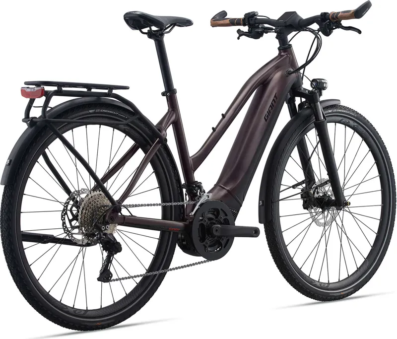 Giant Explore E+ 1 Pro STA 2021 Electric Urban Bike - Rosewood-1
