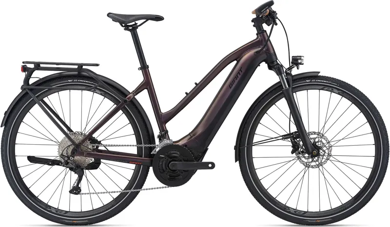 Giant Explore E+ 1 Pro STA 2021 Electric Urban Bike - Rosewood
