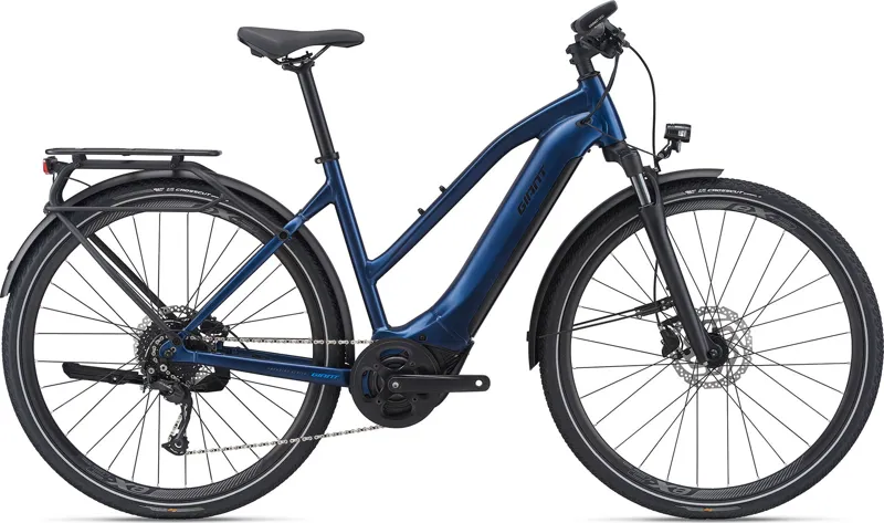 Giant Explore E+ 2 STA 2021 Electric Urban Bike - Metallic Navy