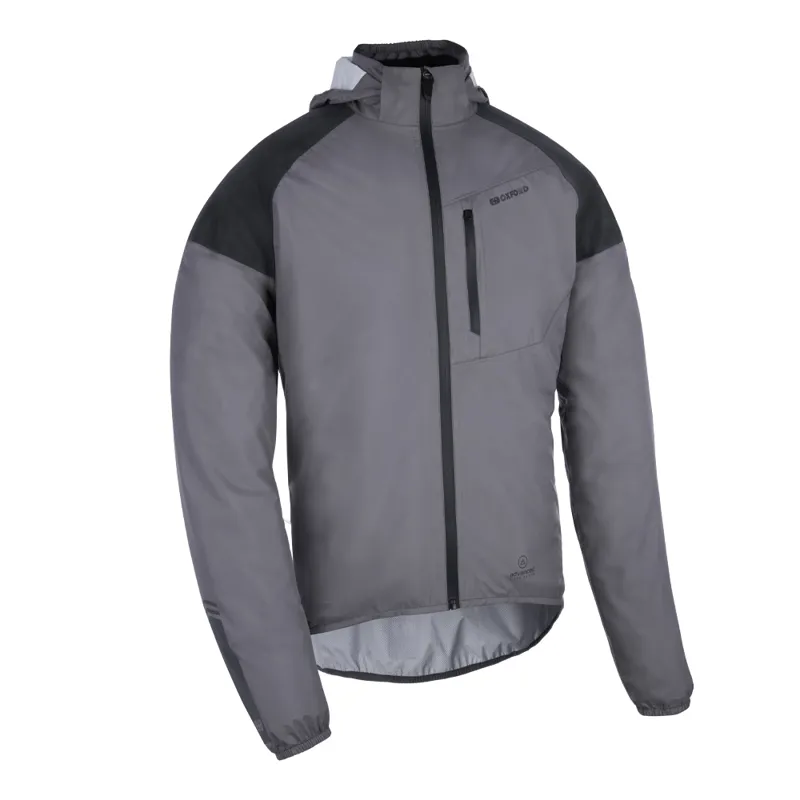 Oxford Venture Men's Waterproof Cycling Jacket - Cool Grey