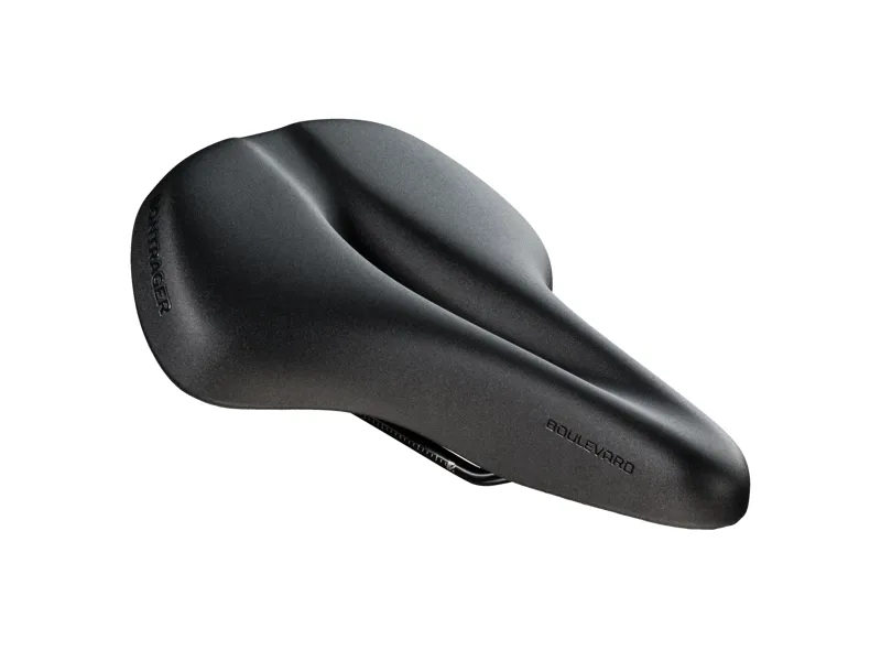 Bontrager Boulevard Comfort Saddle - 280mm x 225mm - Black