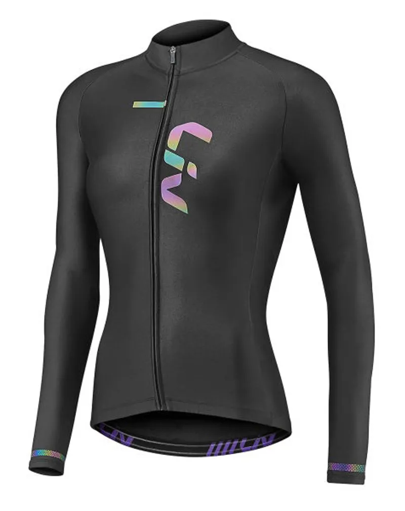 Liv Race Day Mid-Thermal Long Sleev Womens Jersey - Black