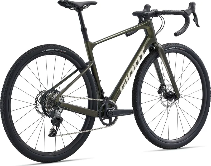 Giant Revolt Advanced 1 2022 Carbon Gravel Road Bike - Phantom Green-1