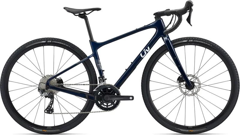 Liv Devote Advanced 2 Women's Gravel Road Bike - Candy Navy