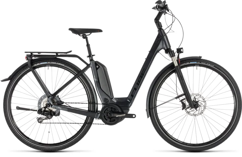 Cube Touring Hybrid SL 500 Kiox Easy Entry 2019 Electric Bike-Iridium