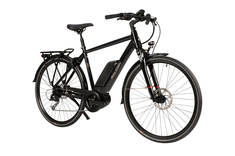 Raleigh Motus Grand Tour Crossbar Hub 2020 Electric Urban Bike - Black-1