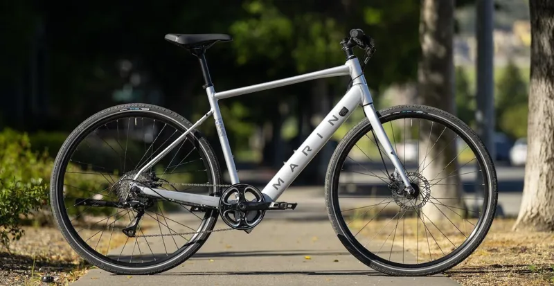 Marin Fairfax E 2024 Electric Hybrid Bike - Silver-2