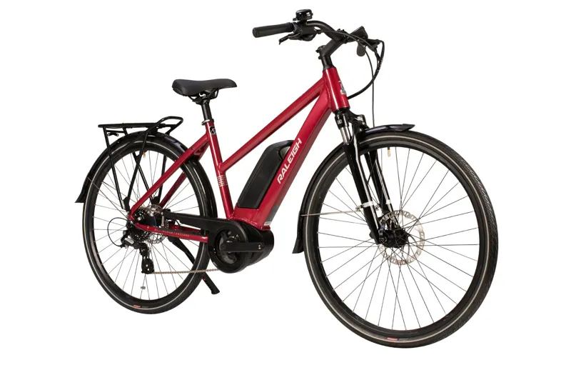 Raleigh Motus Open Derailleur 2020 Womens Electric Urban Bike - Red-1
