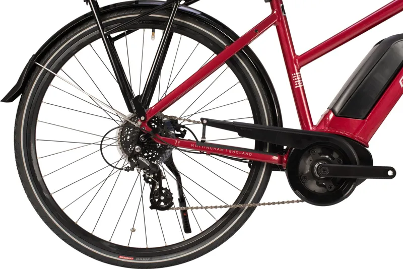 Raleigh Motus Open Derailleur 2020 Womens Electric Urban Bike - Red-3