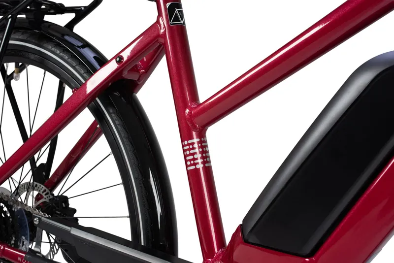 Raleigh Motus Open Derailleur 2020 Womens Electric Urban Bike - Red-5