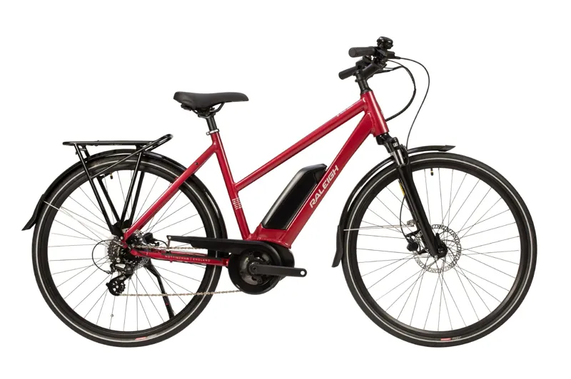 Raleigh Motus Open Derailleur 2020 Womens Electric Urban Bike - Red