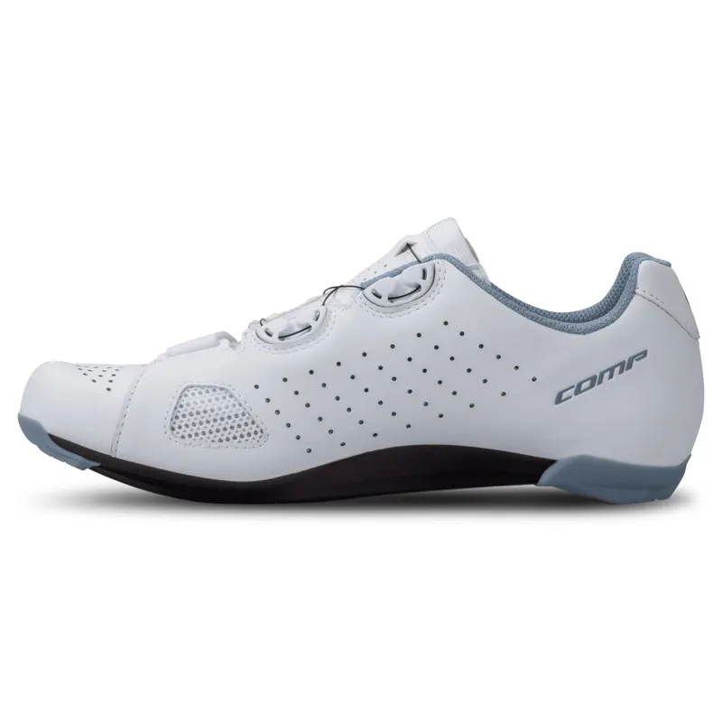 Scott Comp BOA  Women's Road Shoes - Matt White/Light Blue-3
