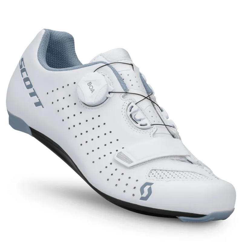 Scott Comp BOA  Women's Road Shoes - Matt White/Light Blue