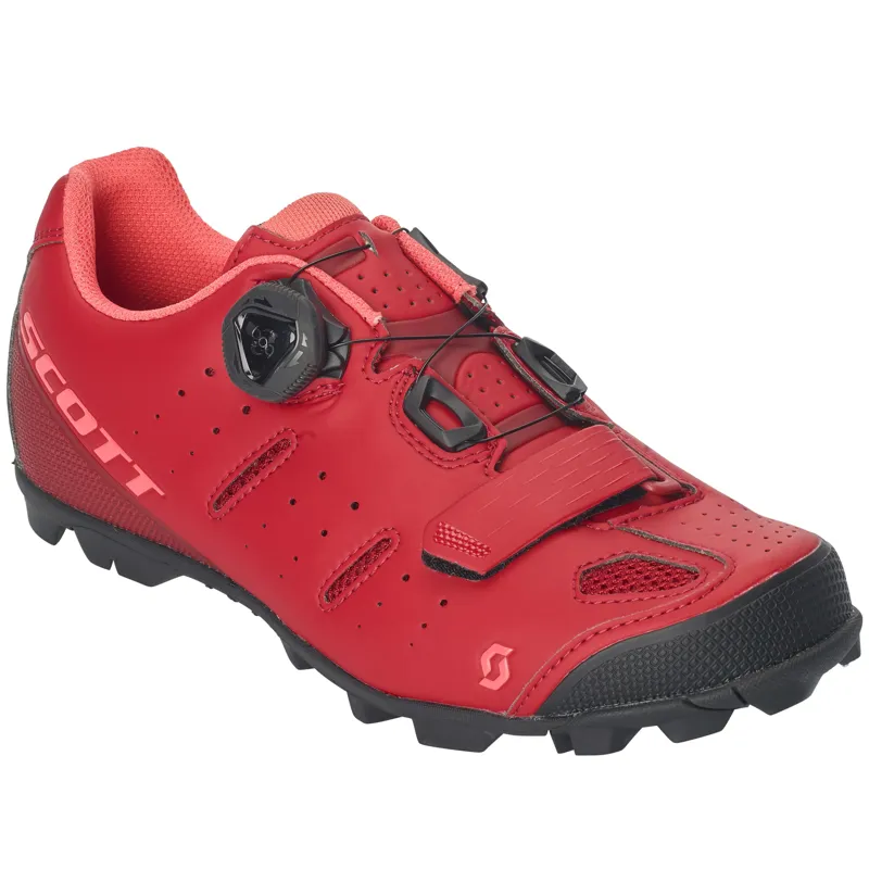 Scott MTB Elite Boa Lady Womens MTB Shoes - Merlot Red/Pink-1
