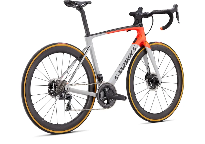 Specialized S-Works Roubaix DuraAce Di2 2020 Road Bike - Grey/Red-1