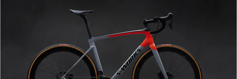 Specialized S-Works Roubaix DuraAce Di2 2020 Road Bike - Grey/Red-2