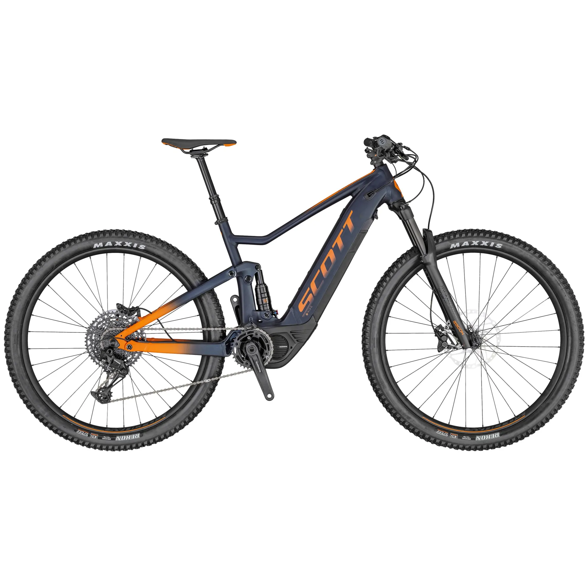 Scott Spark eRIDE 920 29er+ 2020 Electric Mountain Bike Blue/Orange