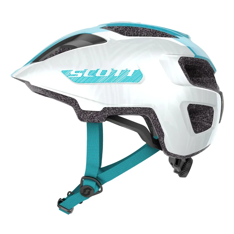 Scott Spunto Junior Helmet - 50-56cm - Pearl White/Breeze Blue-1