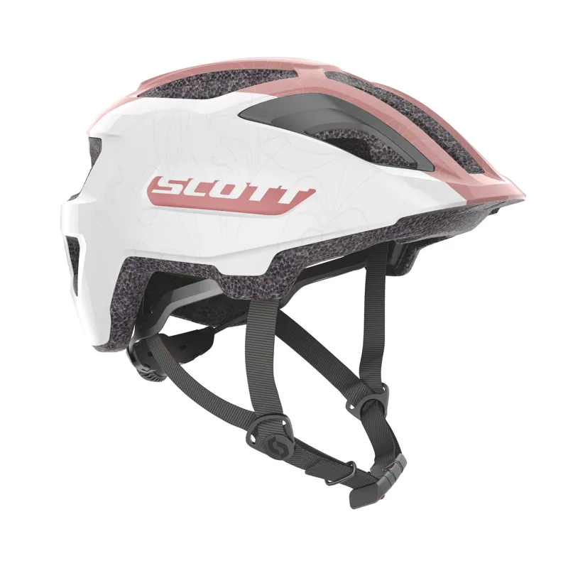 Scott Spunto Junior Helmet - 50-56cm - Pearl White/Light Pink