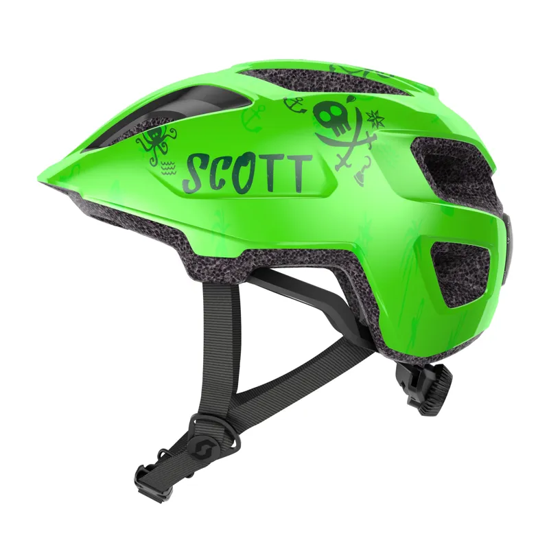 Scott Spunto Kids Helmet - 46-52cm - Fluo Green-1