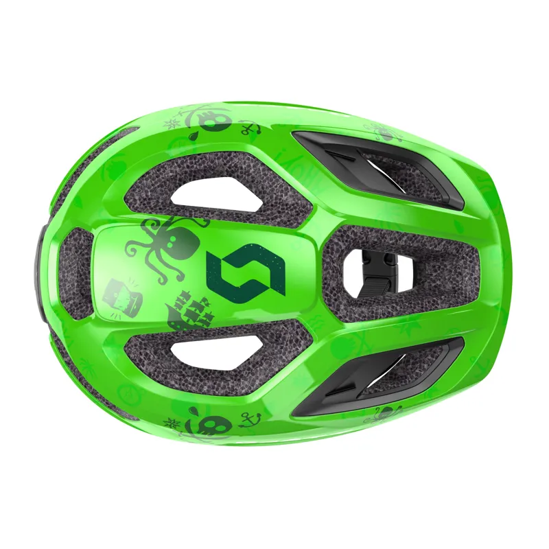 Scott Spunto Kids Helmet - 46-52cm - Fluo Green-2