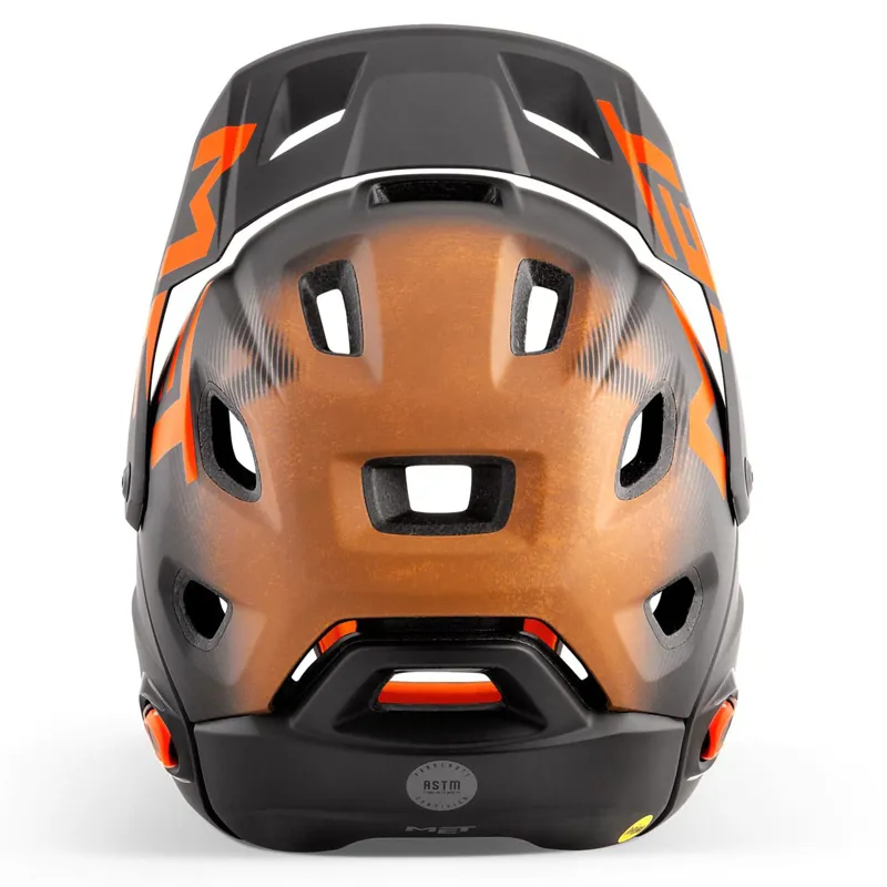 Met Parachute MCR Mips Full Face Helmet - Black/Orange
