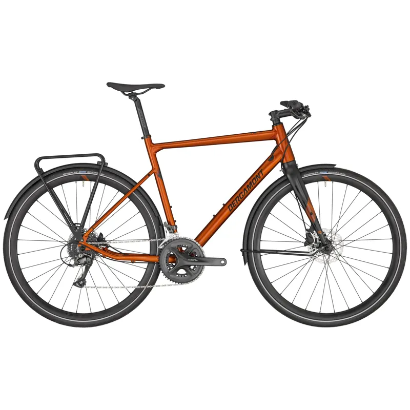 Bergamont Sweep 5 EQ 2020 Flat Bar Road Bike - Dirty Orange/Black
