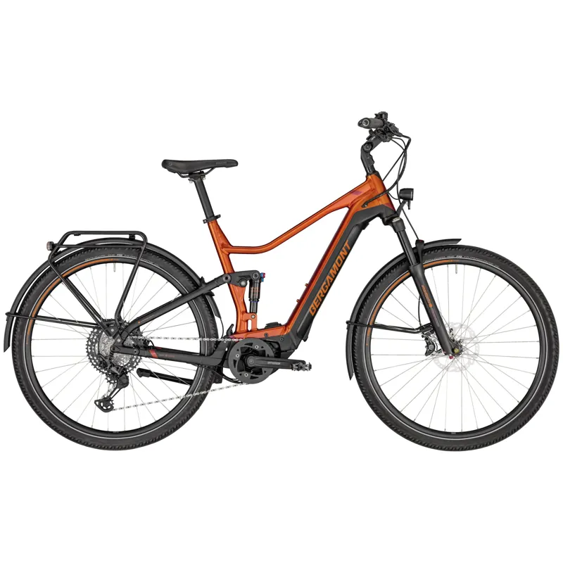 Bergamont E-Horizon FS Elite 2020 Electric Urban Bike - Orange/Black