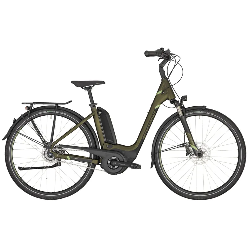 Bergamont E-Horizon N8 FH 500 Wave 2020 Electric Bike - Olive Green