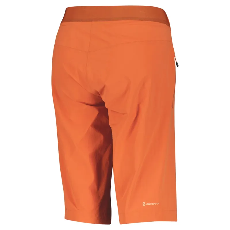 Scott Trail Vertic with Pad Women's Baggy Shorts - Braze Orange-1