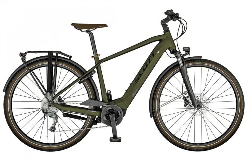 Scott Sub Tour eRIDE 30 2021 Electric Urban Bike - Green 