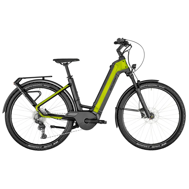 Bergamont E-Ville SUV 2022 Electric Urban Bike - Black/Lime Green