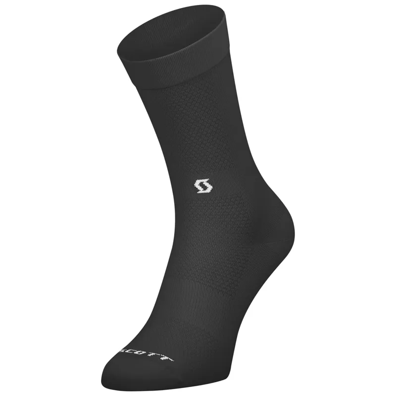 Scott Performance No Shortcuts Crew Socks - Black/White