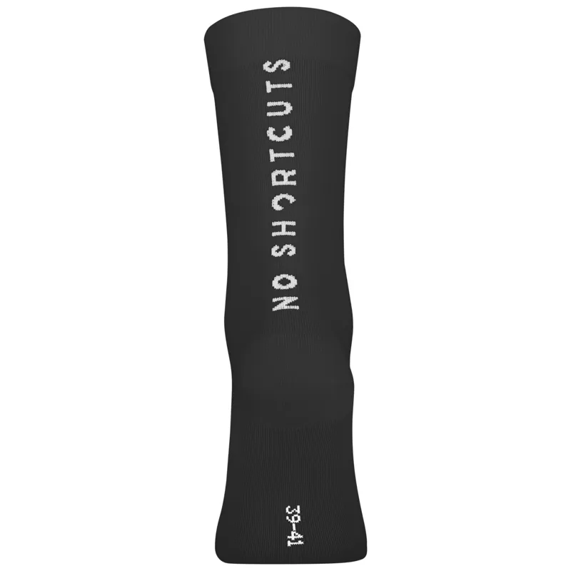 Scott Performance No Shortcuts Crew Socks - Black/White-1