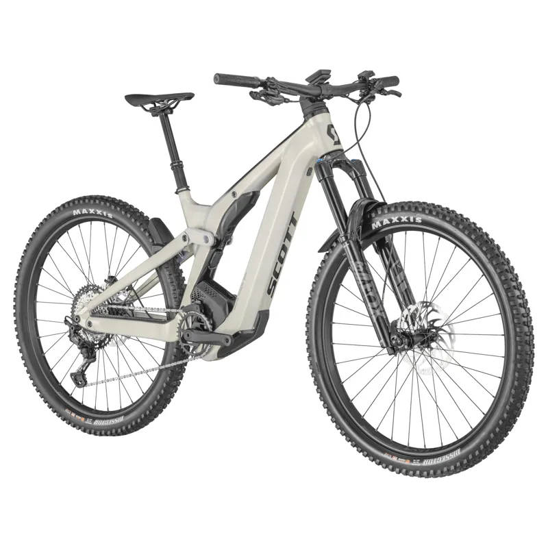 Scott Patron eRIDE 910 29er Electric Mountain Bike - White - Medium-1