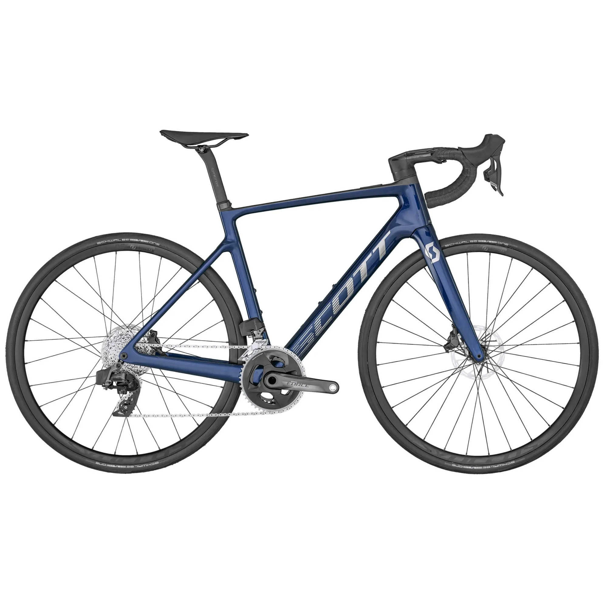 Scott Addict eRIDE 20 Electric Road Bike Blue - Main Image