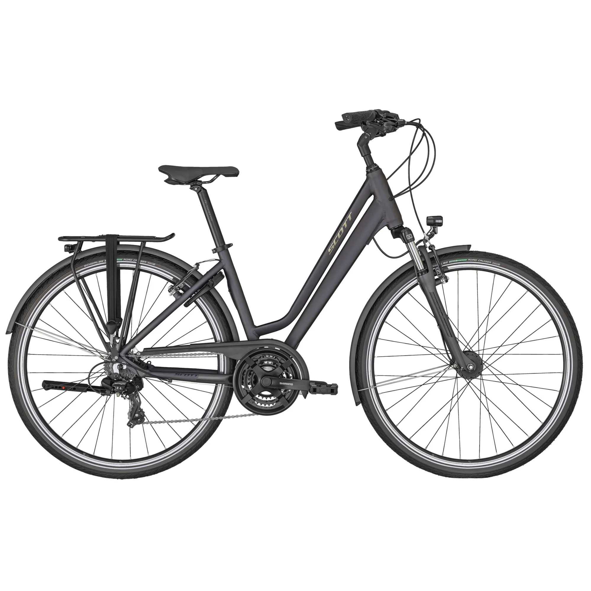 Scott Sub Comfort 20 2024 Unisex Hybrid Bike Dark Grey