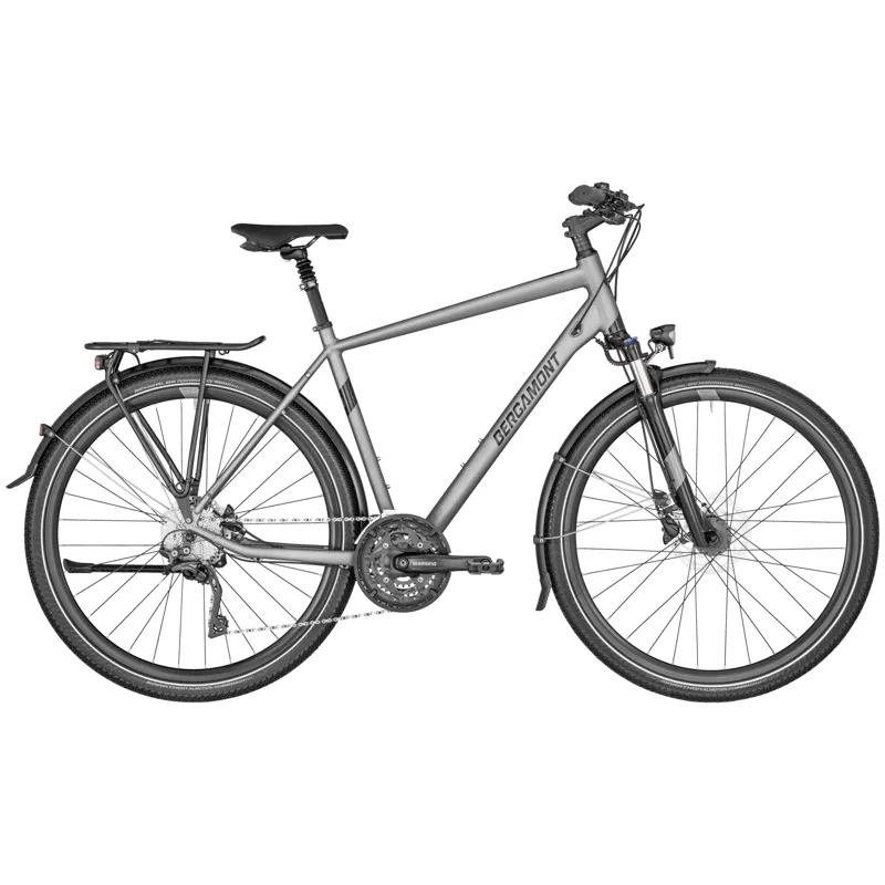 Bergamont Horizon 7 2022 Men's Hybrid Bike - Chrome Silver
