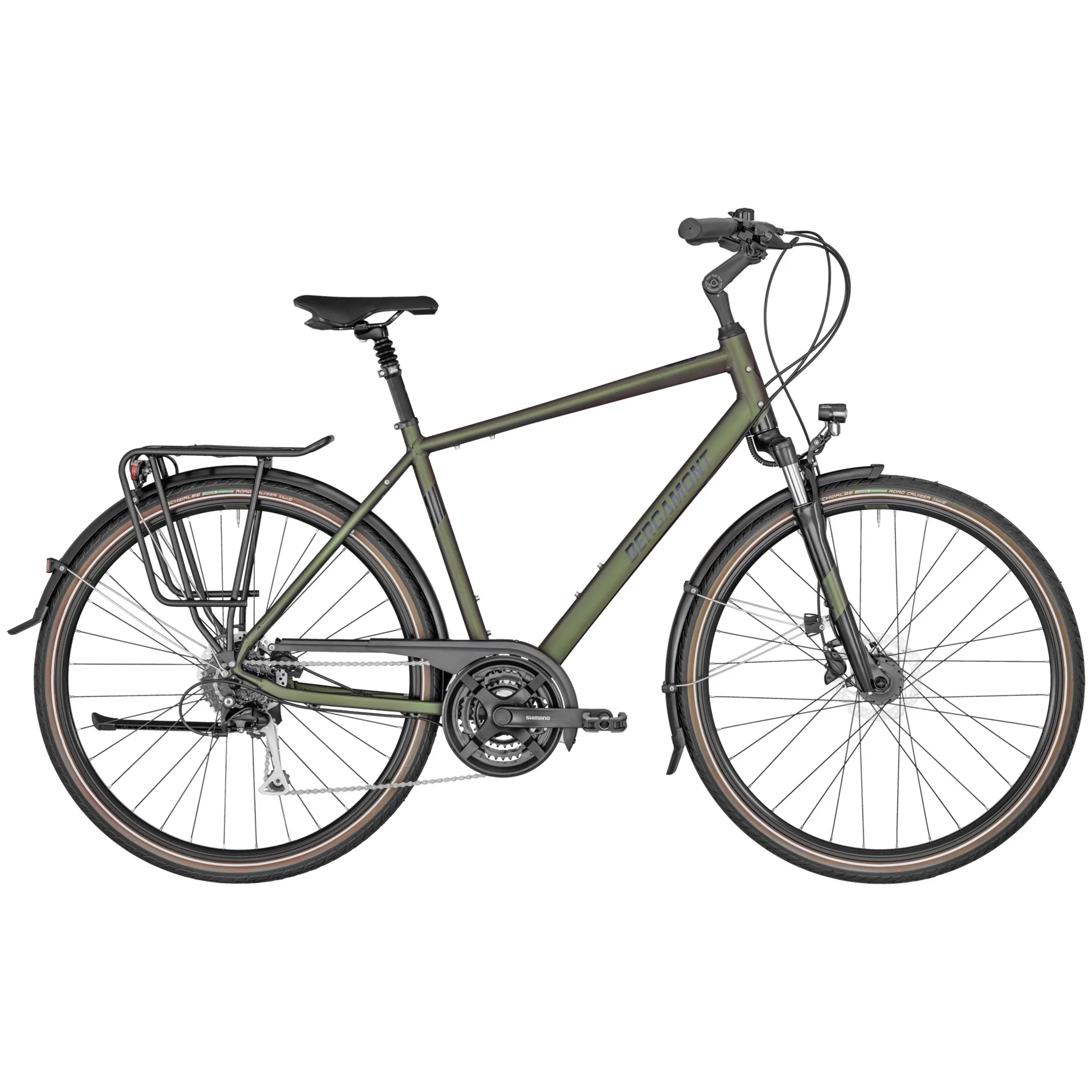 Bergamont Horizon Men's Hybrid Bike Sunrise Green