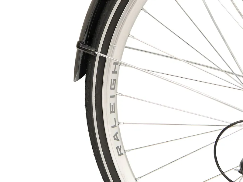 Raleigh Pioneer Crossbar 700c 2023 Hybrid Bike - Grey-7