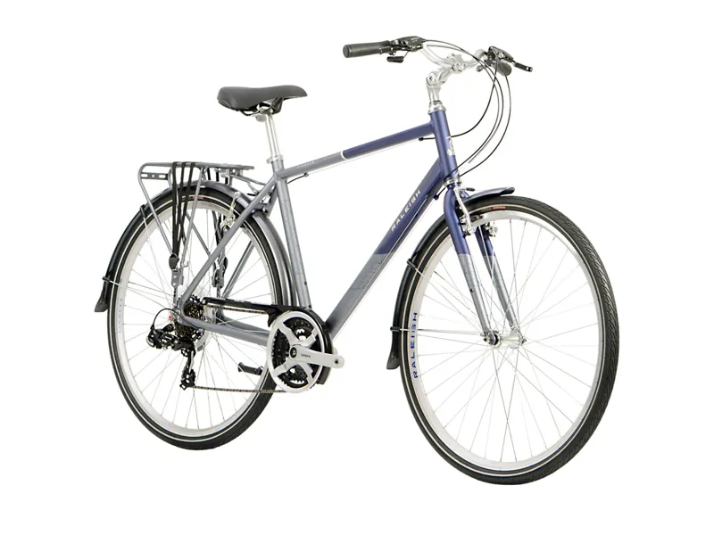 Raleigh Pioneer Tour 700 2023 Hybrid Bike - Blue/Grey-1