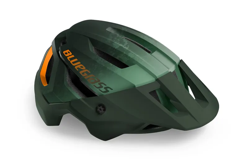 Bluegrass Rogue MTB Helmet - Matt Green/Orange