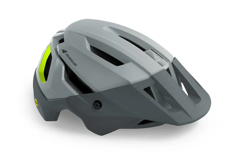 Bluegrass Rogue Core Mips MTB Helmet - Matt Grey/Fluo Yellow