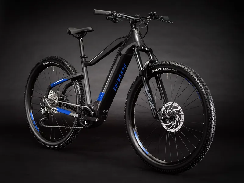 Haibike Hardnine 7 29er i630wh 2022 Electric Hardtail Bike - Grey/Blue-1