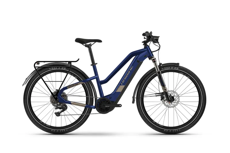 Haibike Trekking 7 Mid i630 2022 Electric Urban Bike - Blue