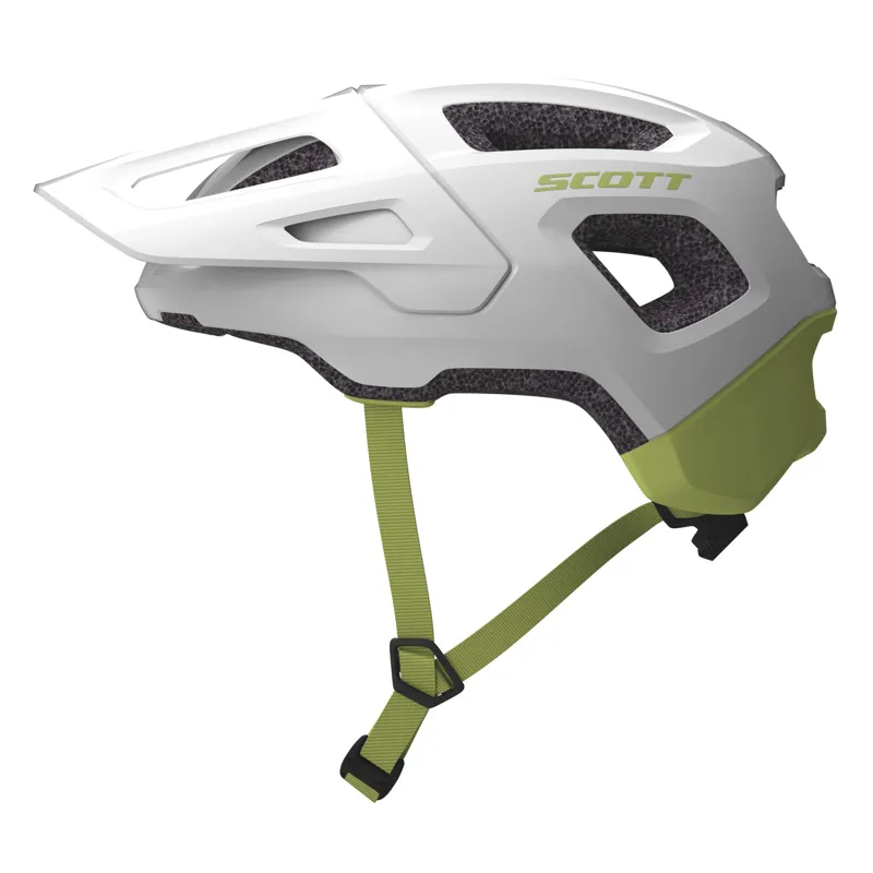 Scott Argo Plus MIPS MTB Helmet - White/Bitter Yellow-1